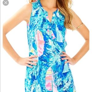NWT Lilly Pulitzer Essie Dress in Hey Bay Bay XS